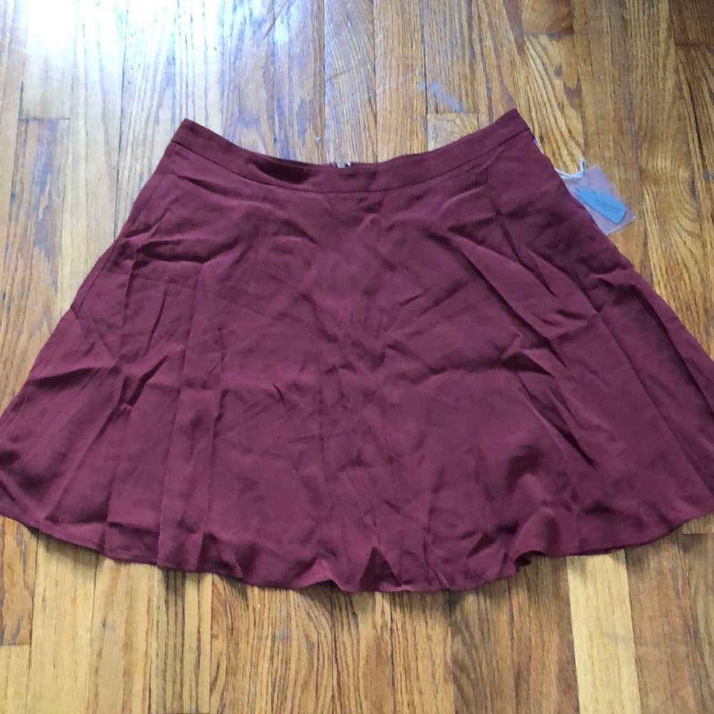 BURNT ORANGE SKIRT